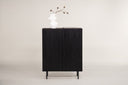 Chest of drawers Ardena – in Black or Whitewash, Modern Scandi