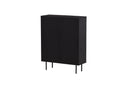 Chest of drawers Ardena – in Black or Whitewash, Modern Scandi