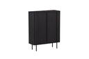 Chest of drawers Ardena – in Black or Whitewash, Modern Scandi