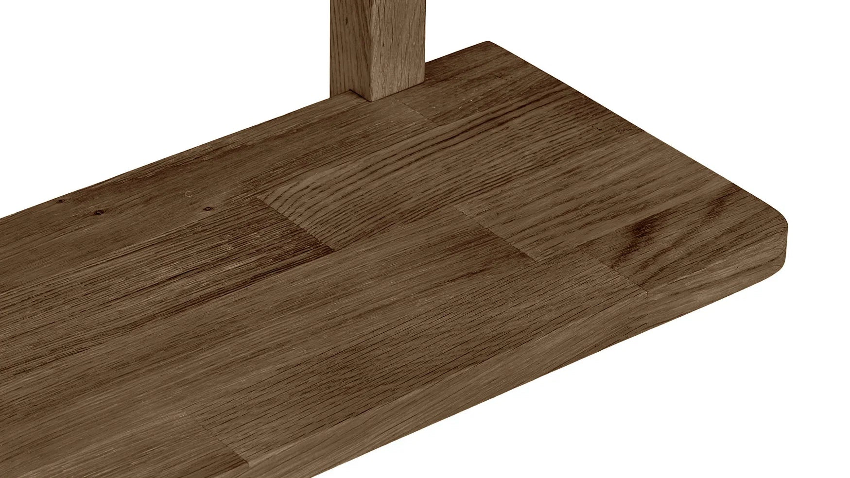 Wall shelf Luzifer - made of dark oak wood