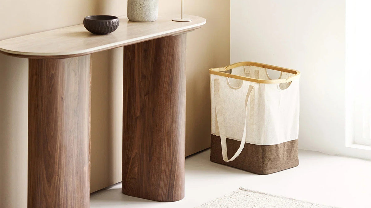 Laundry basket Fresh - made of bamboo and polyester