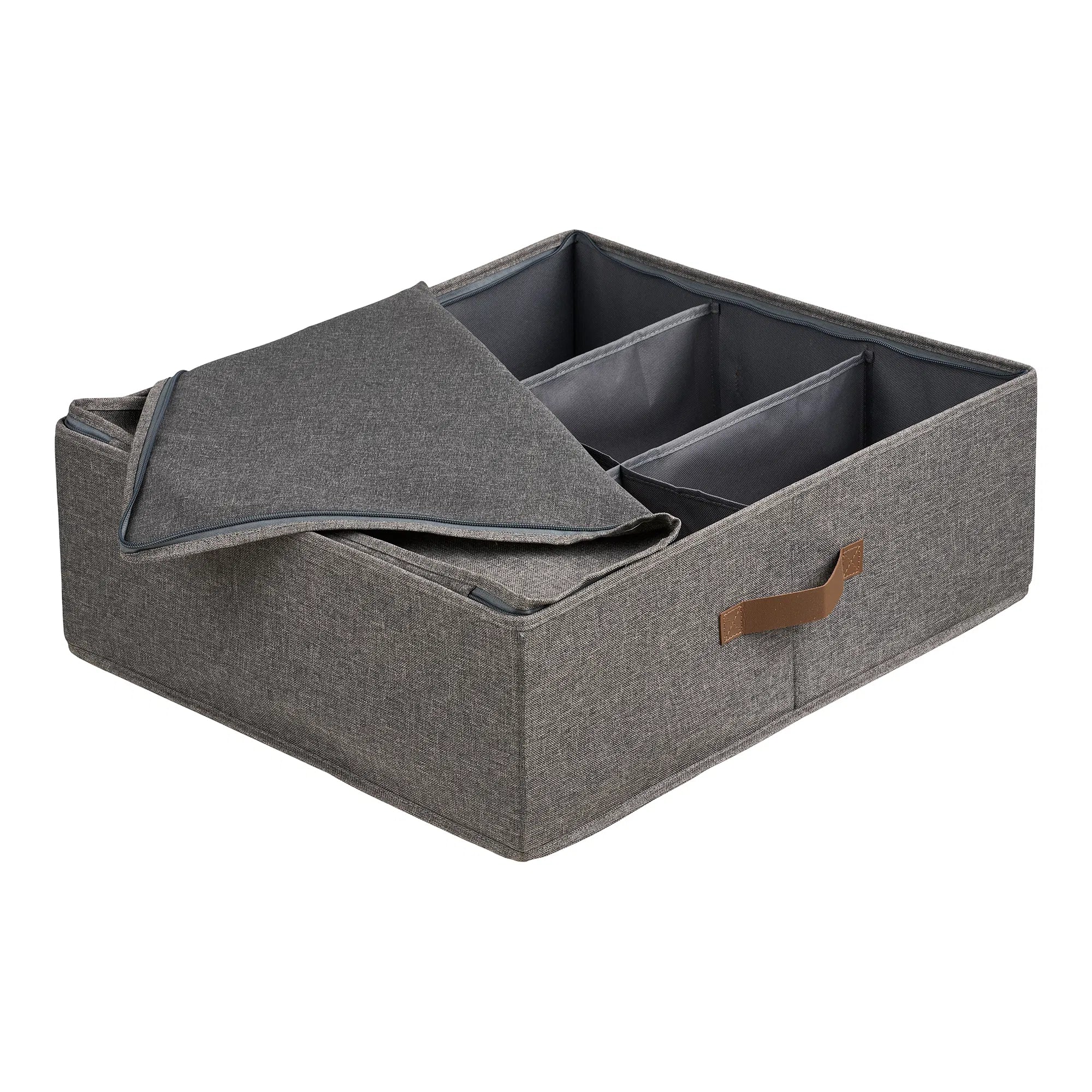Organizer Skandira - in grau mit Deckel