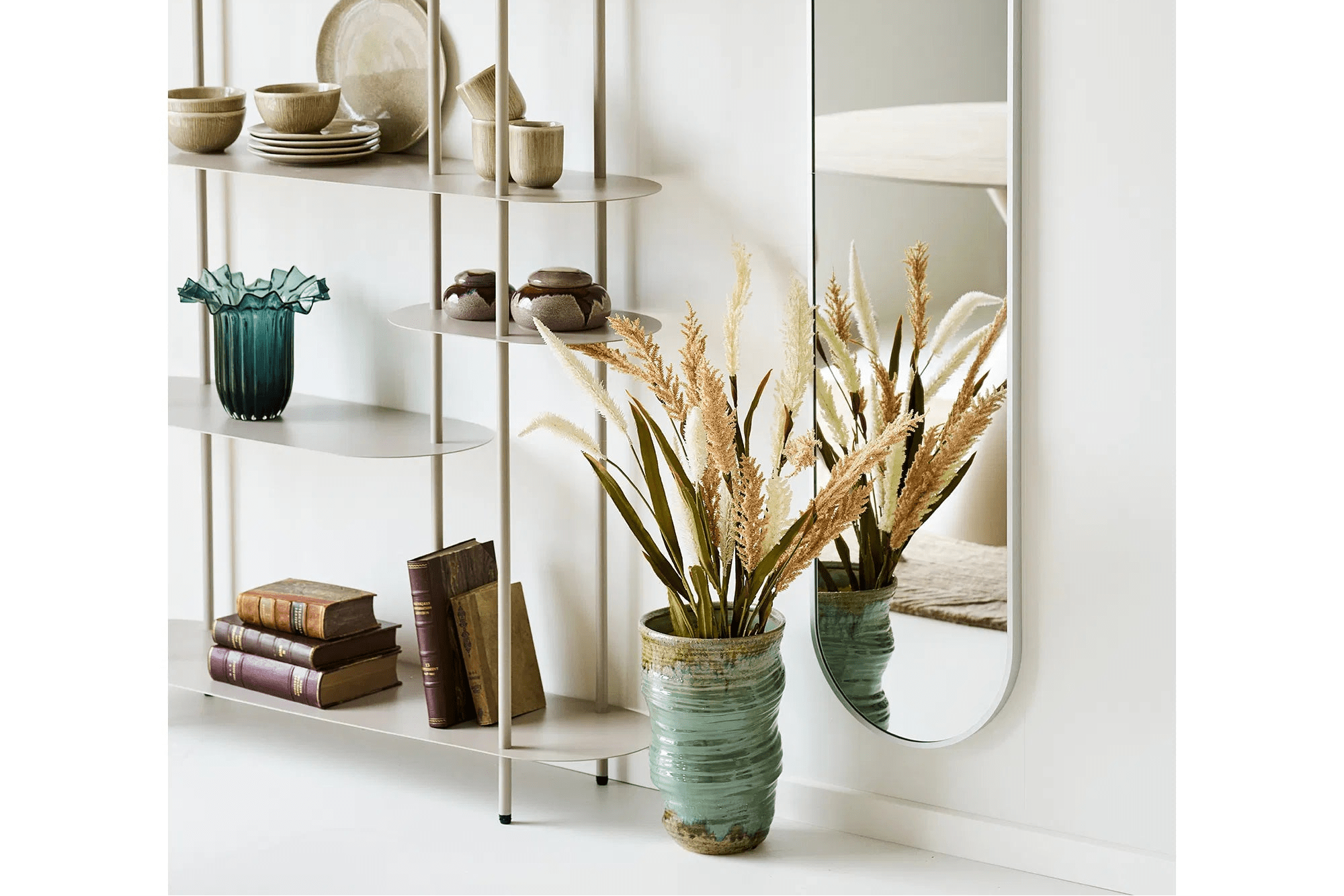 Vase Linovia – noble ceramic vase in Green