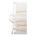 Vase Eleni – Smoked glass in soft Brown