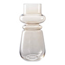 Vase Eleni – Smoked glass in soft Brown