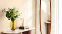 Vase Finn - made of gold-orange glass