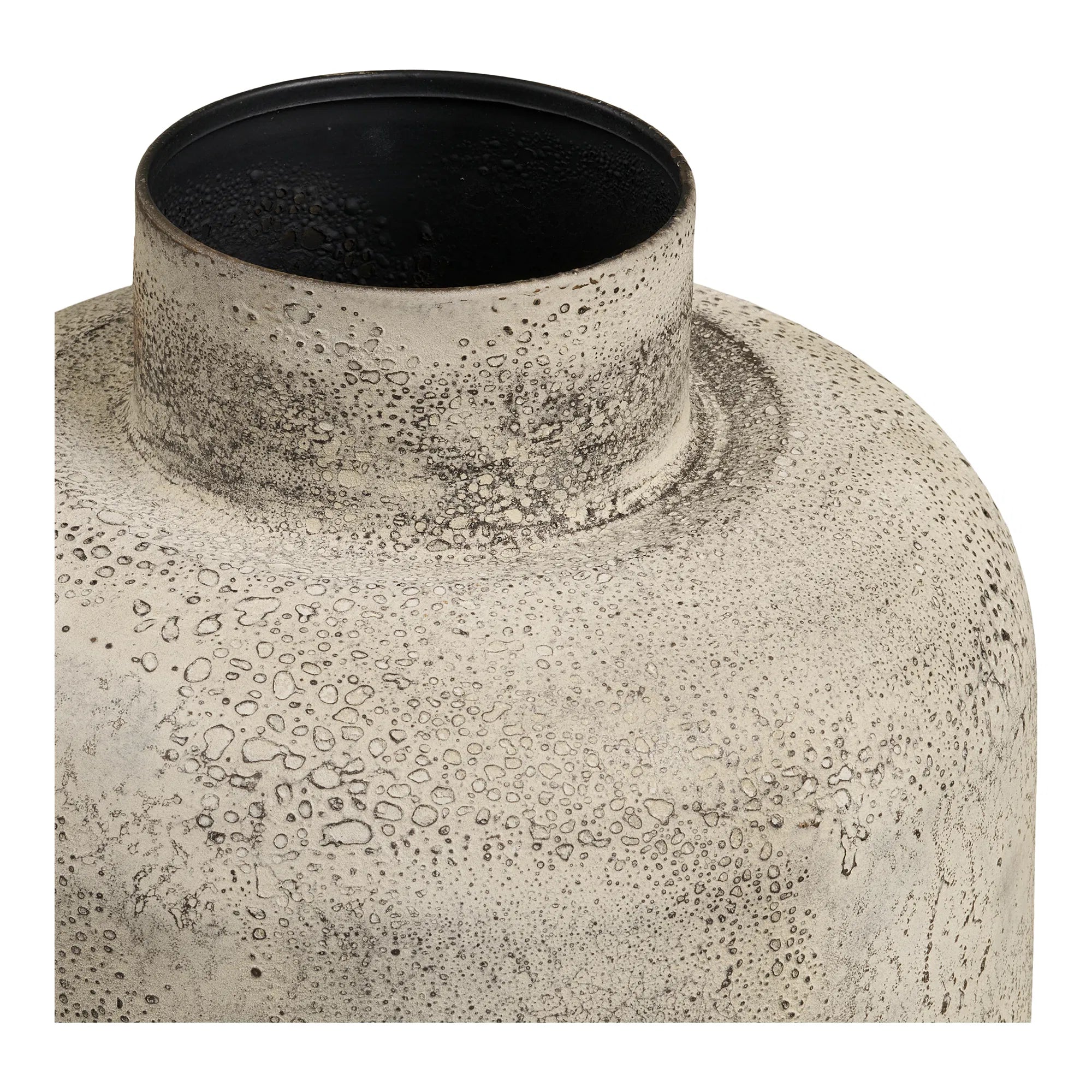 Vase Fjornella - Large Vase in Antique Beige Look