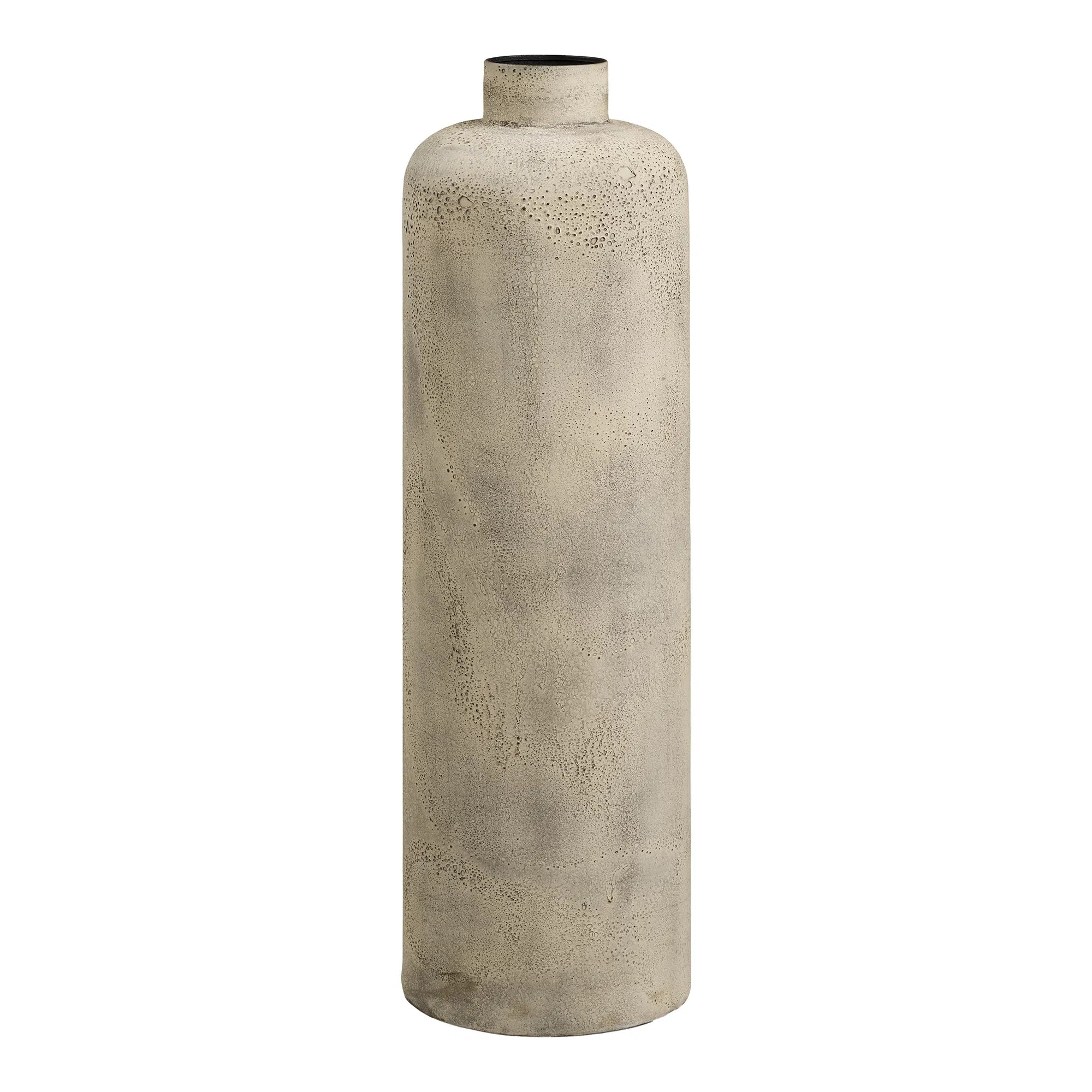 Vase Fjornella - Large Vase in Antique Beige Look
