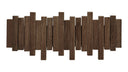 Coat Rack Minimalistic - made of dark brown oak wood