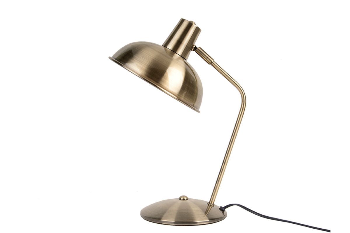 Table lamp Oldschool - in classic style - brushed
