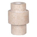 Candle Holder Set "Traverno Duo" – Natural Stone Design made of Travertine