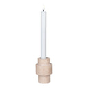 Candle Holder Set "Traverno Duo" – Natural Stone Design made of Travertine