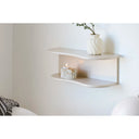 Kerzenhalter Cemento – Zement in Braun/Beige