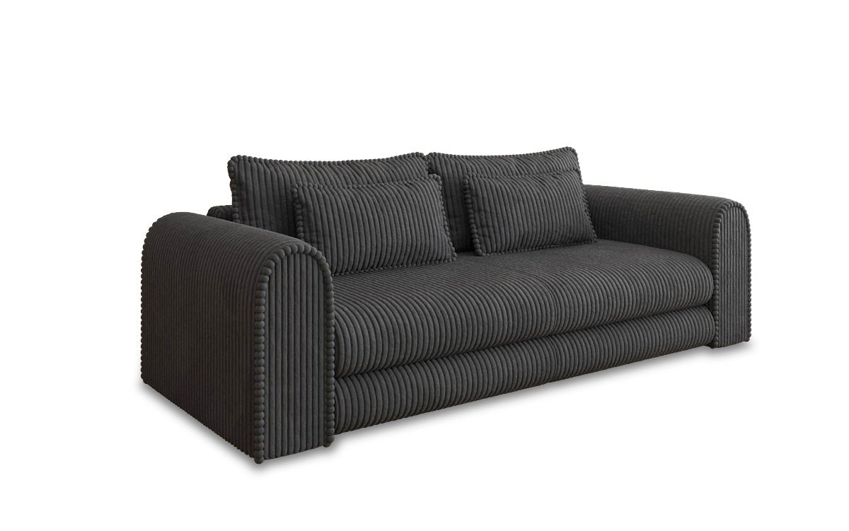 Designer Sofa Lil Buddy 3 Sitzer mit Schlaffunktion und Stauraum in Breitcord