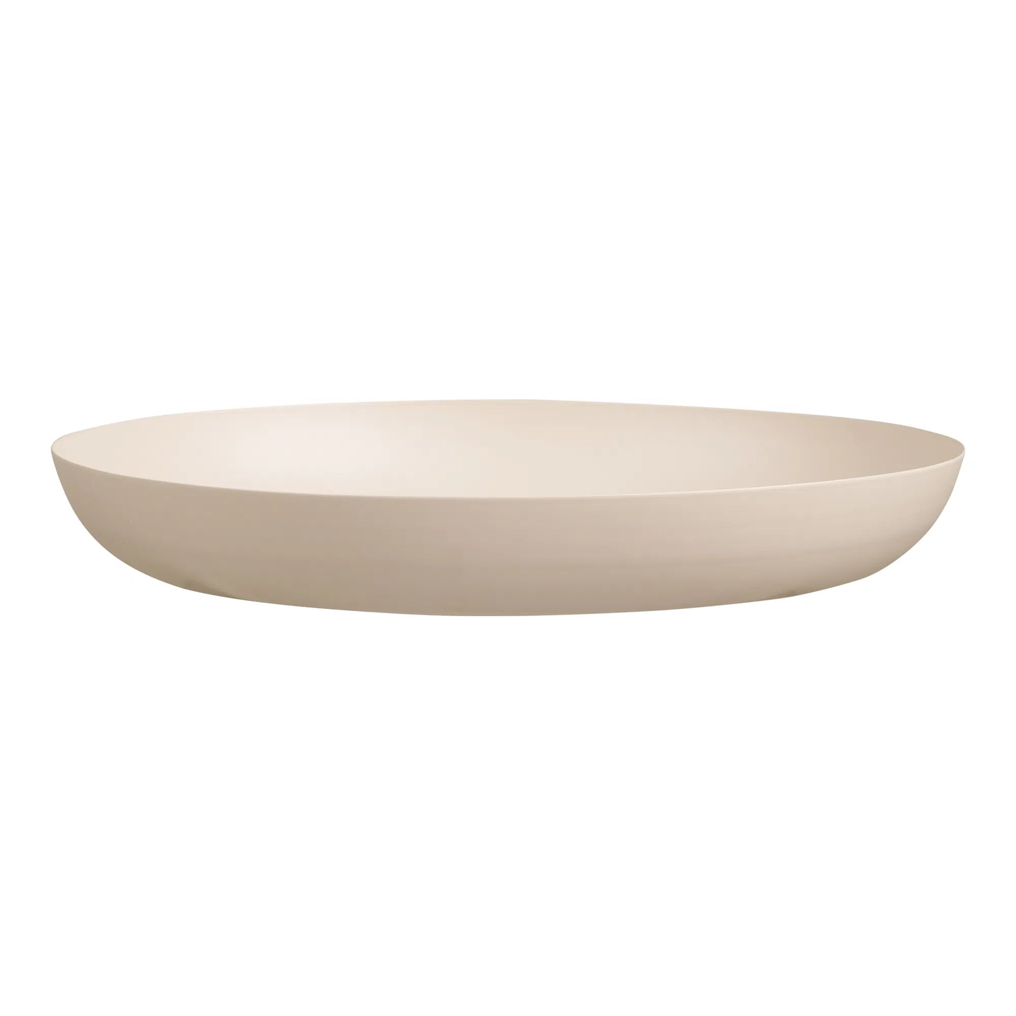 Serving Platter Eirvella – made of metal in beige