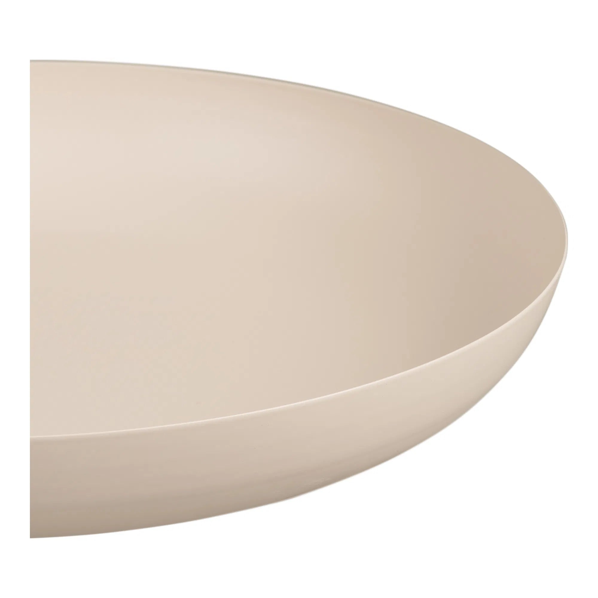 Serving Platter Eirvella – made of metal in beige
