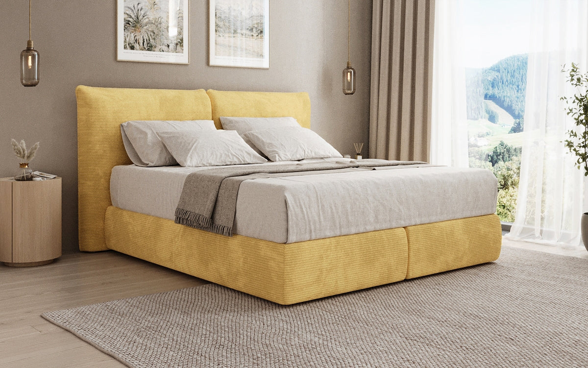 Boxspringbett Pillo in Cord