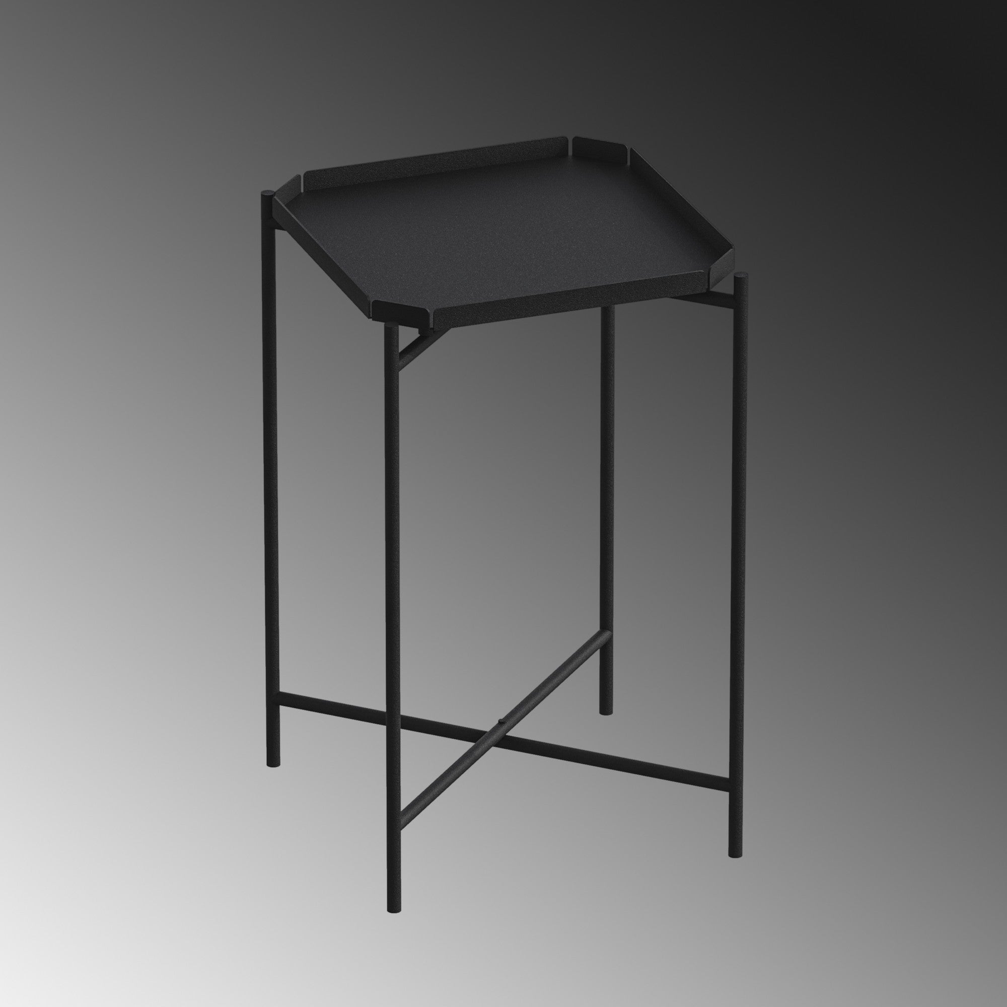 Coffee Table Arvello – Simple Metal Design Available in 3 Colors