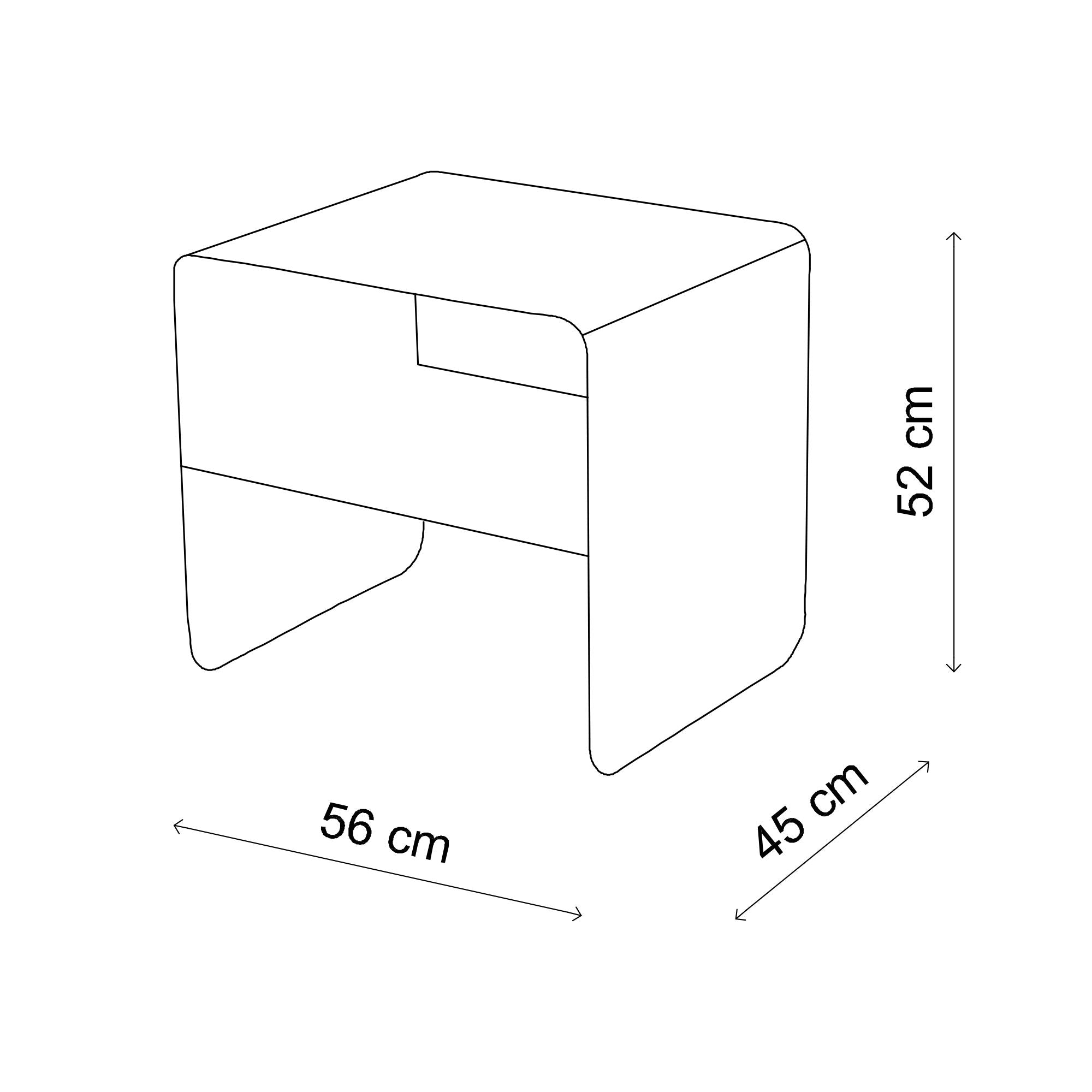 Coffee Table Nivaro – Made of Metal in Black or Taupe