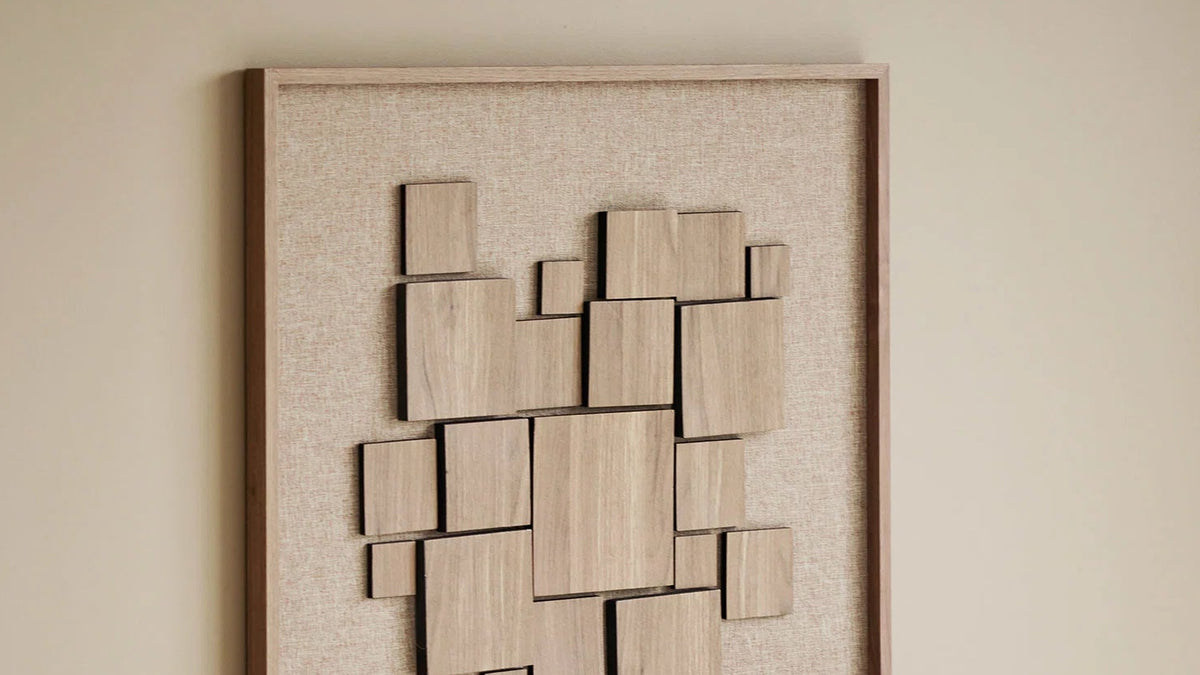 Wall decoration Ruby - in square shape