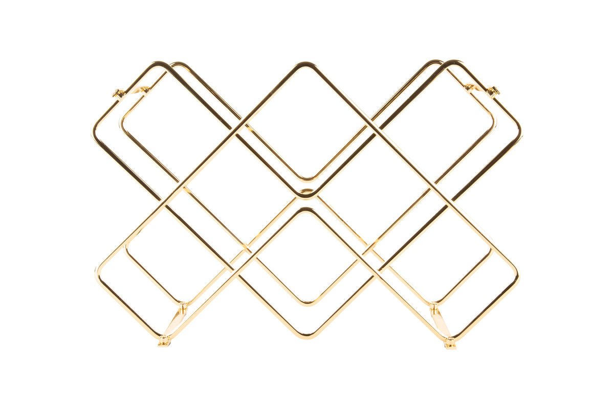 Weinregal Selio – Wandregal aus Eisen für stilvolle Weinlagerung