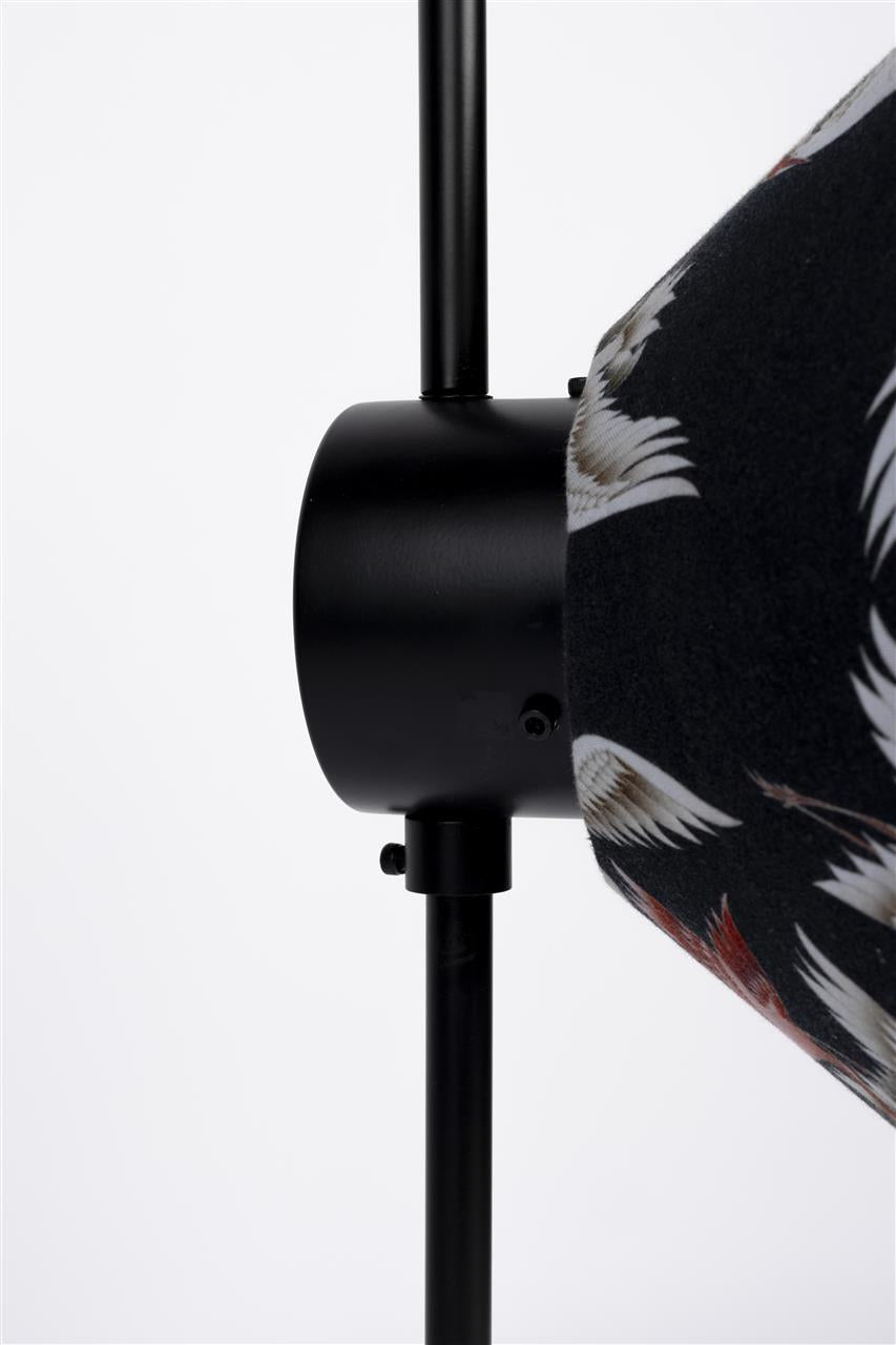 Stehlampe Jaylee – aus Metall in Schwarz