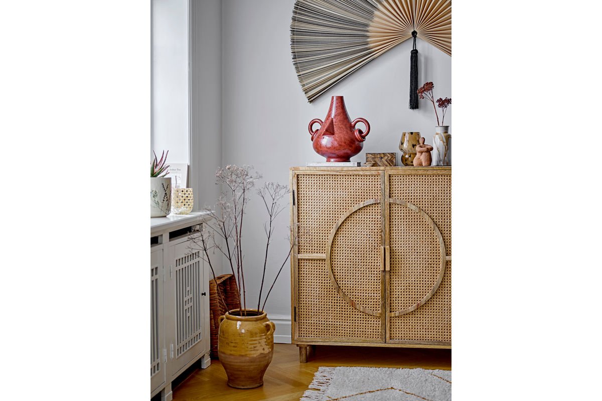 Decorative Flower Pot Solaro – Drip Glaze in Warm Yellow Tone