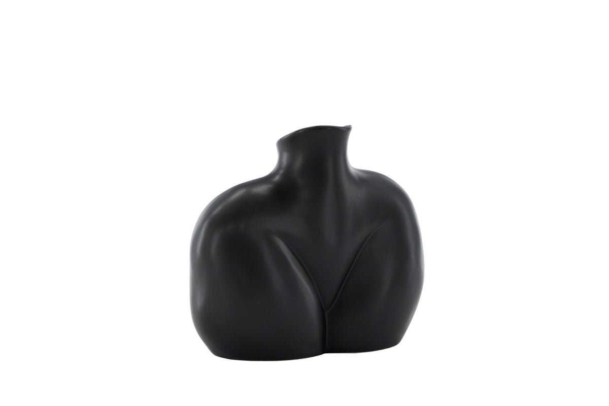 Vase Selara 15 cm – Feminine Elegance in Black