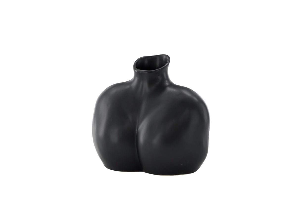 Vase Selara 15 cm – Feminine Elegance in Black