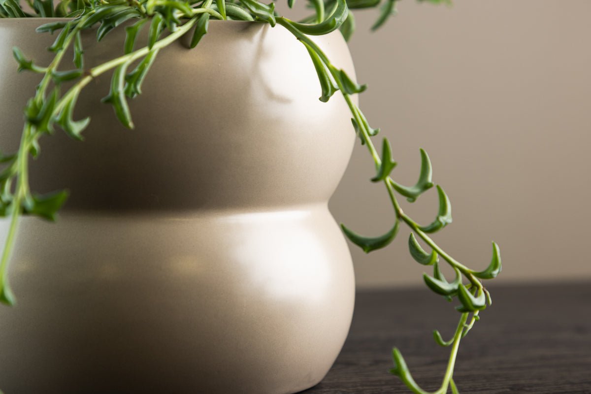 Flowerpot Orin - in a subtle design made of ceramic