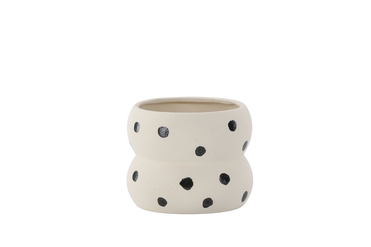 Flowerpot Orin - in a subtle design made of ceramic