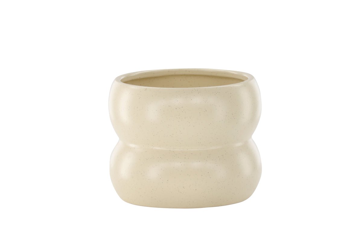 Flowerpot Orin - in a subtle design made of ceramic