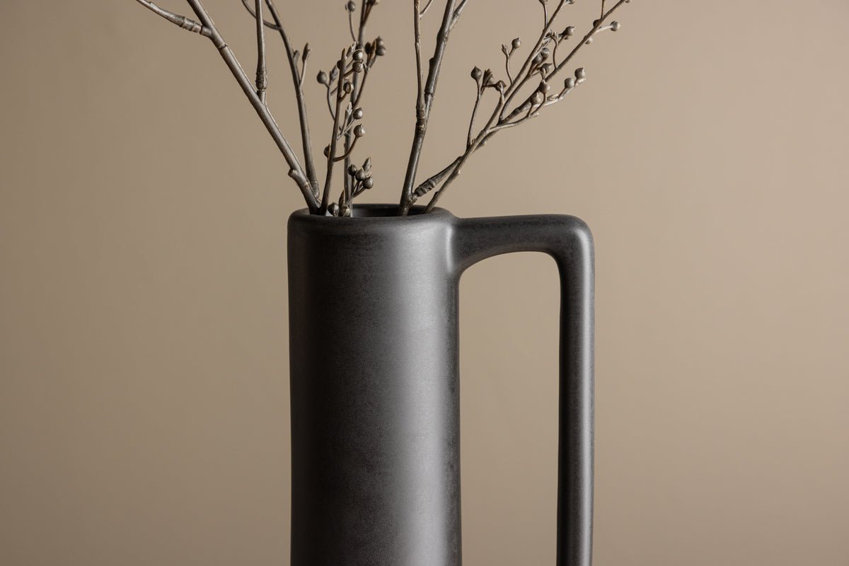 Vase "Solera" – Yellow or Black, Stoneware