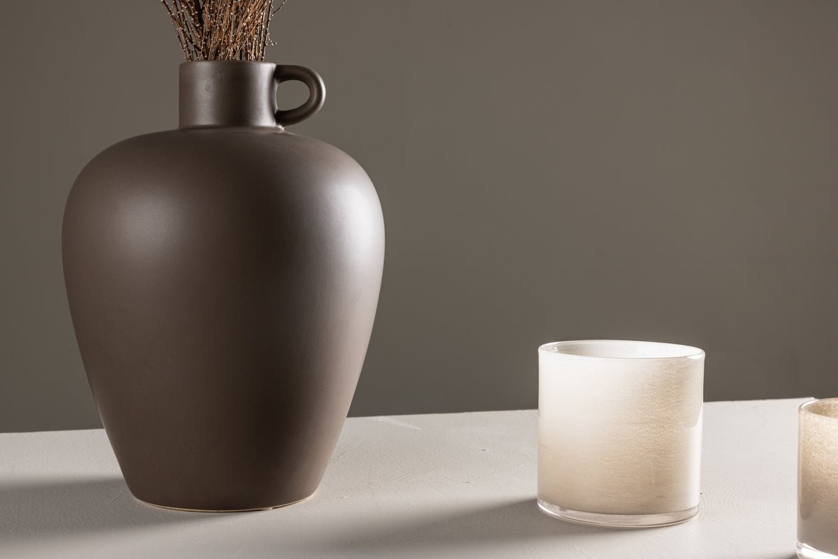 Vase „Alvara“ – Offwhite or Brown, Stoneware
