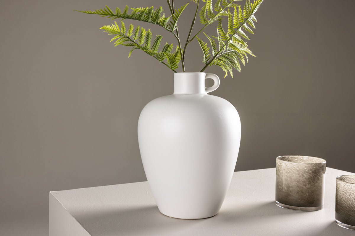 Vase „Alvara“ – Offwhite or Brown, Stoneware