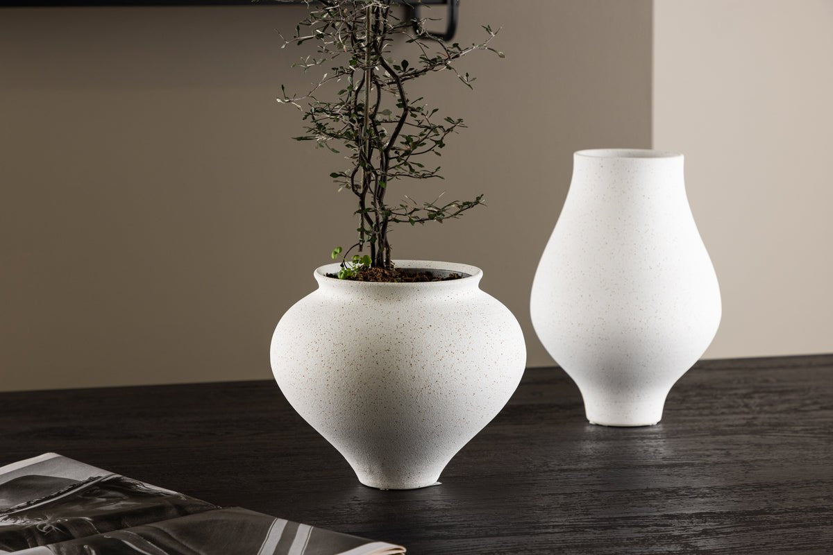 Vase „Arlena“ Ø 18 cm – White oder Black