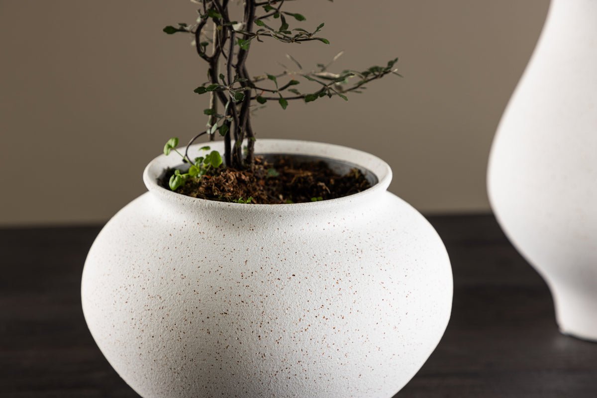 Vase „Arlena“ Ø 18 cm – White oder Black