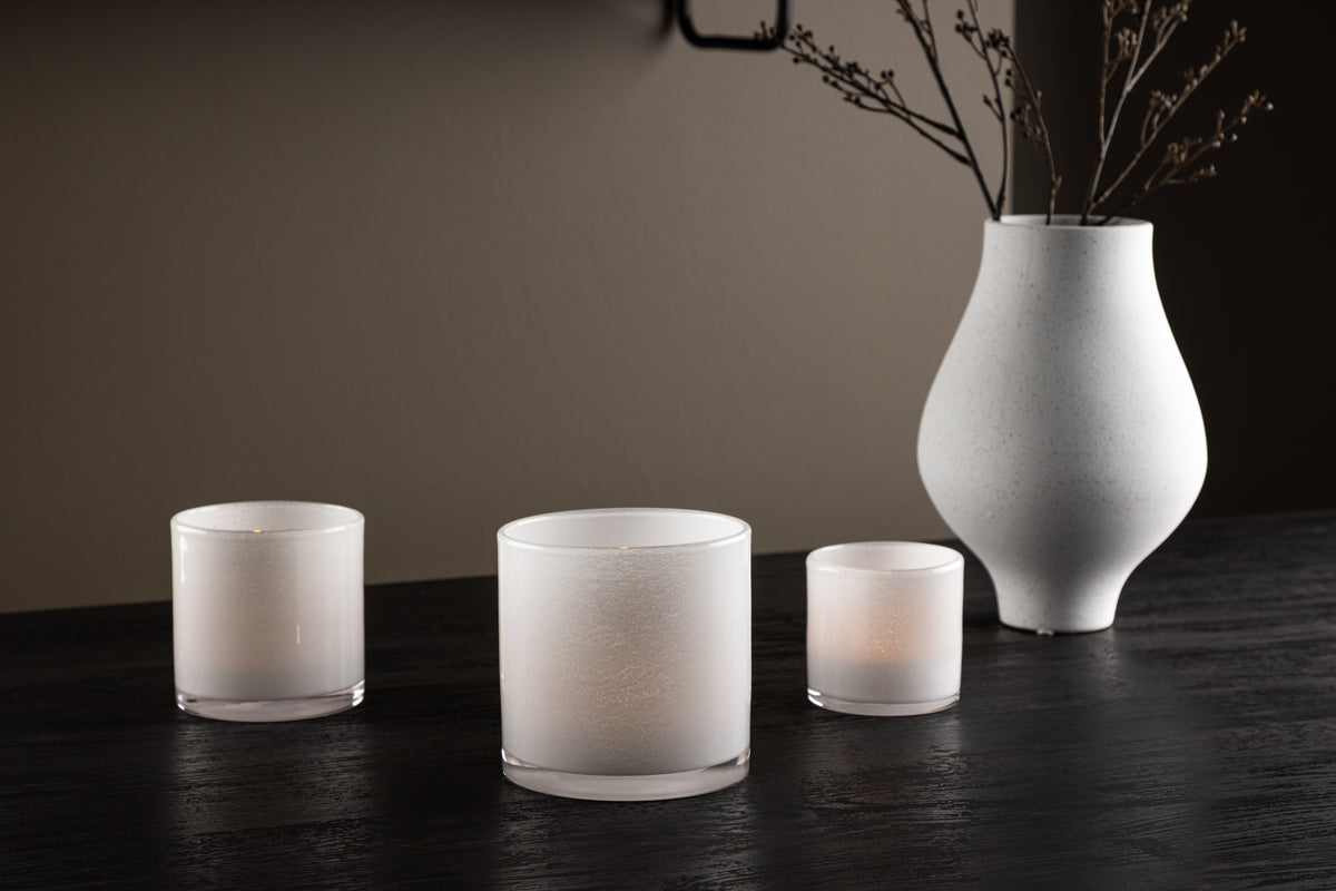 Laterne Eddie - Laterne aus Glas in verschiedenen Farben