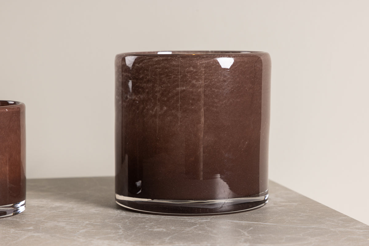 Laterne Eddie - Laterne aus Glas in verschiedenen Farben