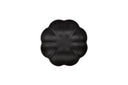 Teller Black Swan - set of 2, glazed, reinforced porcelain, matte black