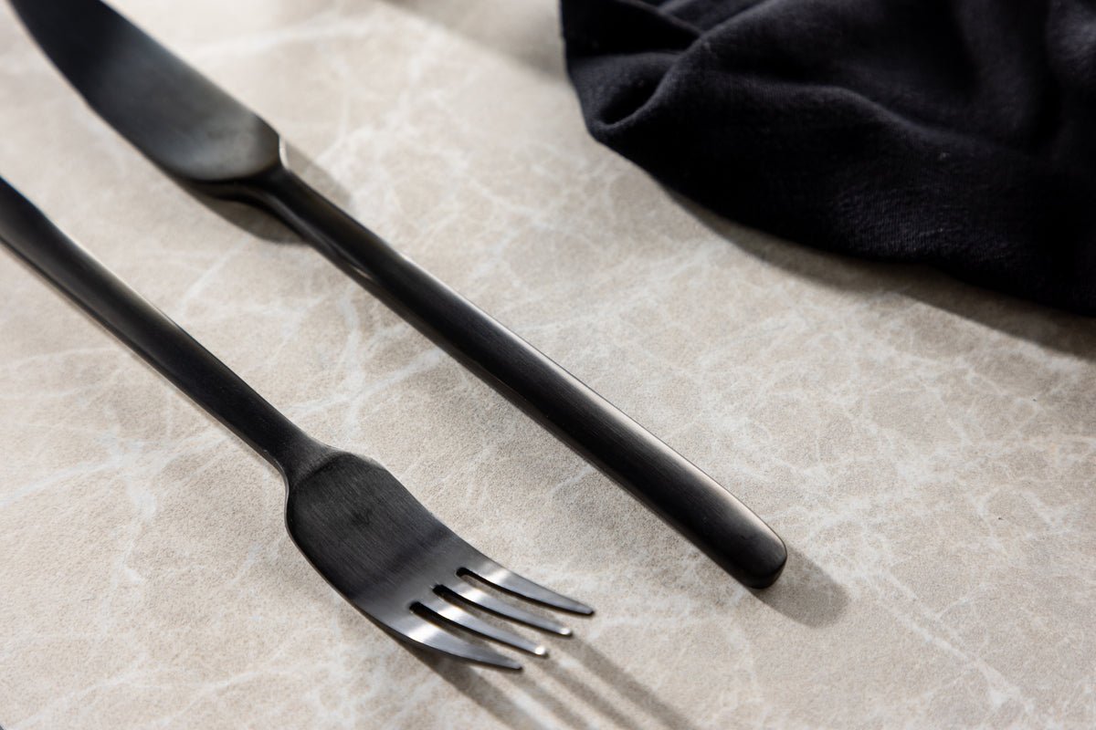 Cutlery Set Black Swan - 24 pcs. made of stainless steel
