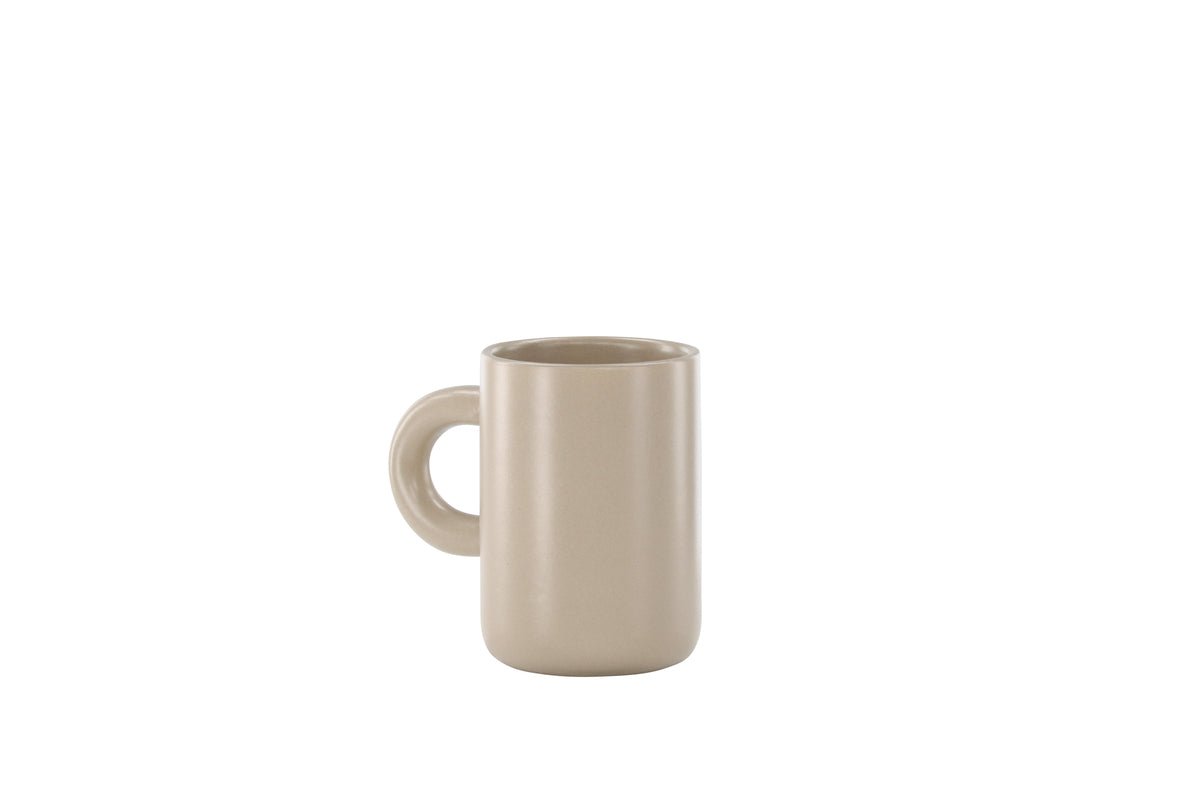 Mug Maro – stylish set of 2 in Dark Brown & Beige