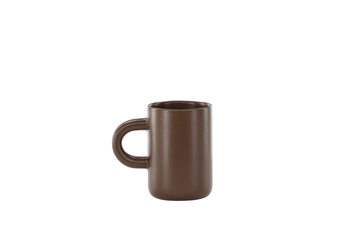 Mug Maro – stylish set of 2 in Dark Brown & Beige