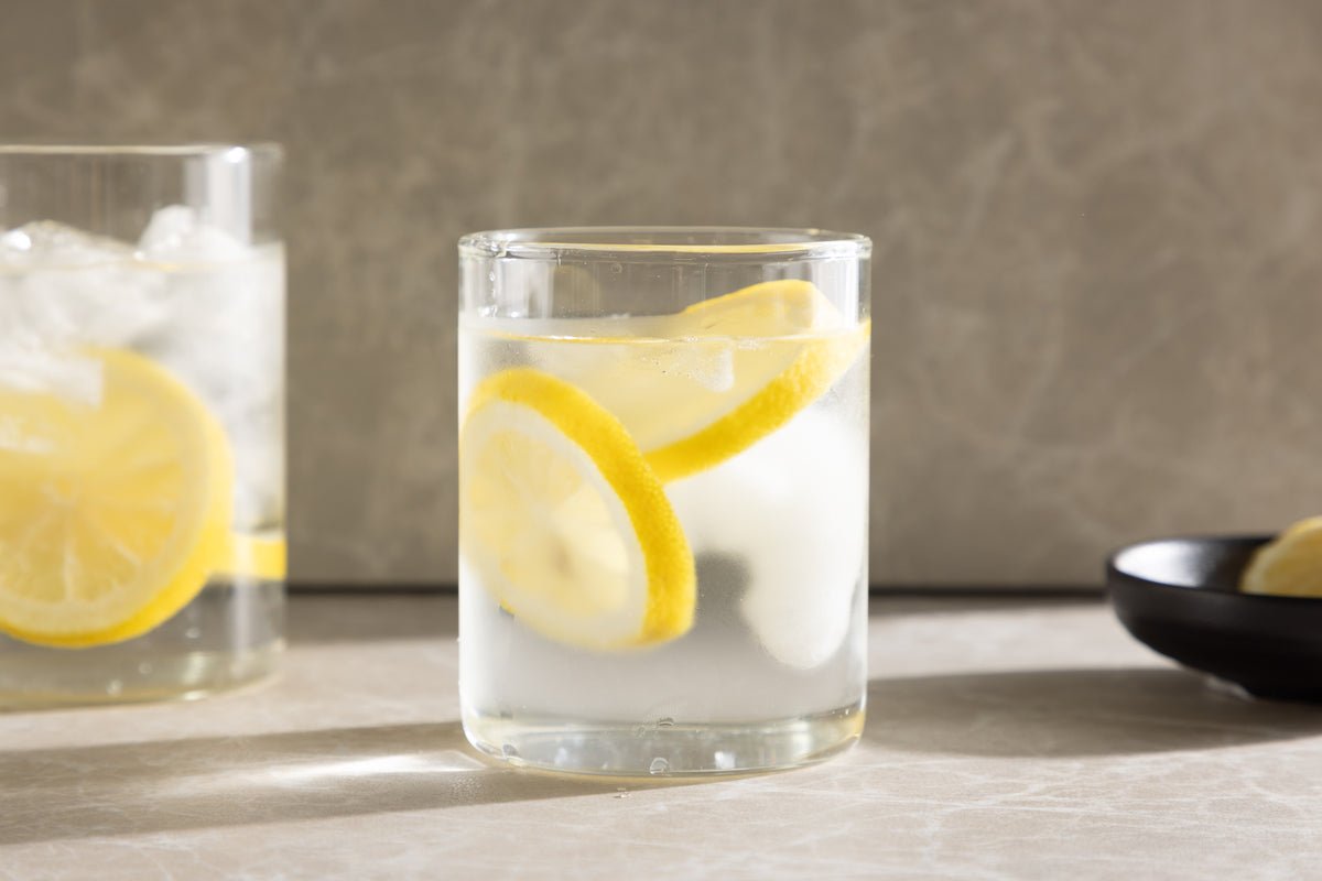 Drinking glasses France - set of 2 – clear glass, dishwasher safe