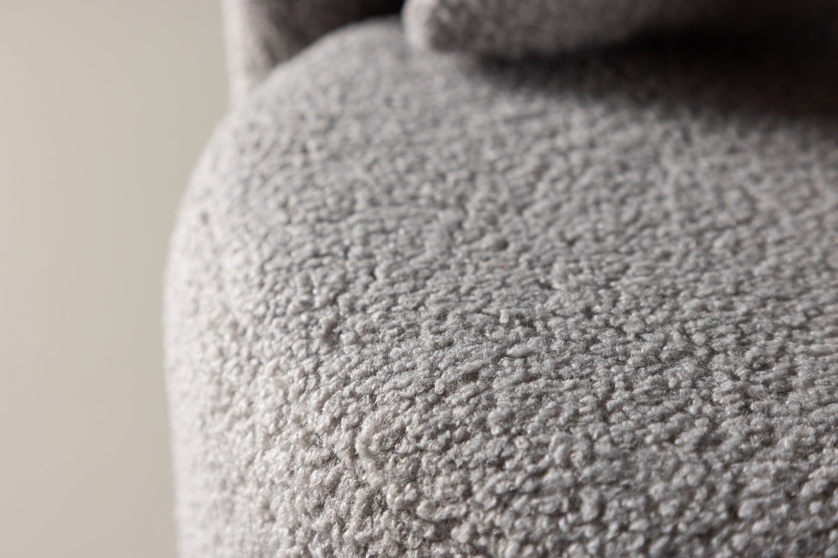 Children's Armchair Lunno – Cozy Teddy Armchair in Gray