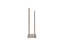 Wardrobe Fioran – Minimalist Clothes Rack in Mocca Wood Look