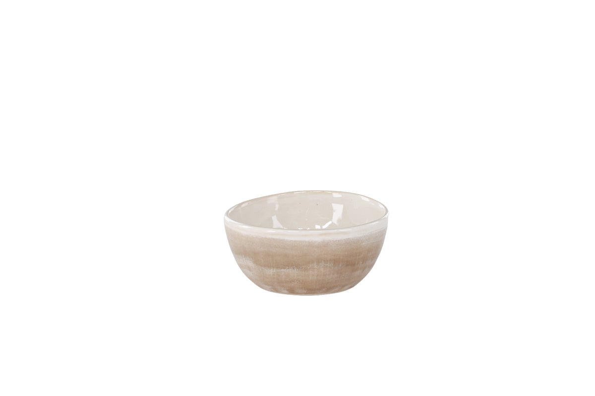 Bowls Leonie - Set of 2 in soft beige tone, stoneware