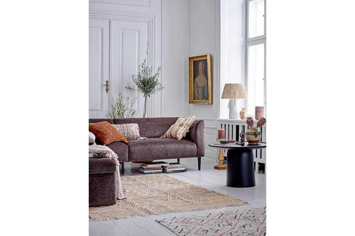 Table lamp Cocoahead - with jute cord