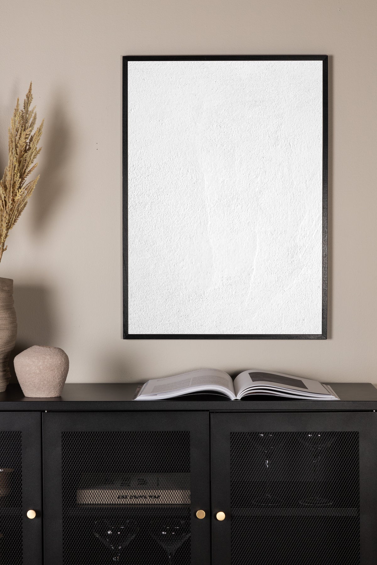 Poster White Noise made of high-quality paper