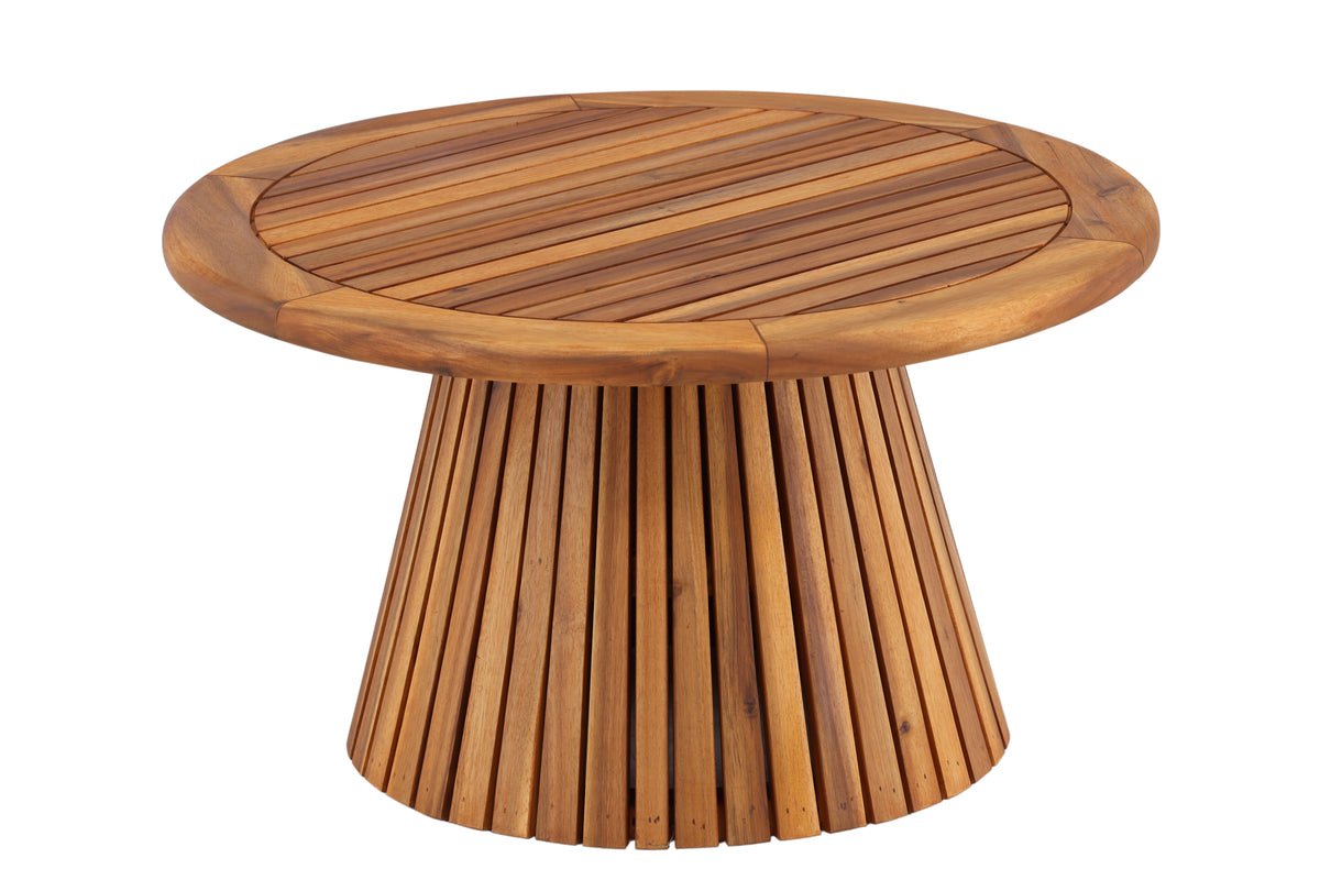 Garden Table Hewa - Round Side Table Made of Acacia Wood